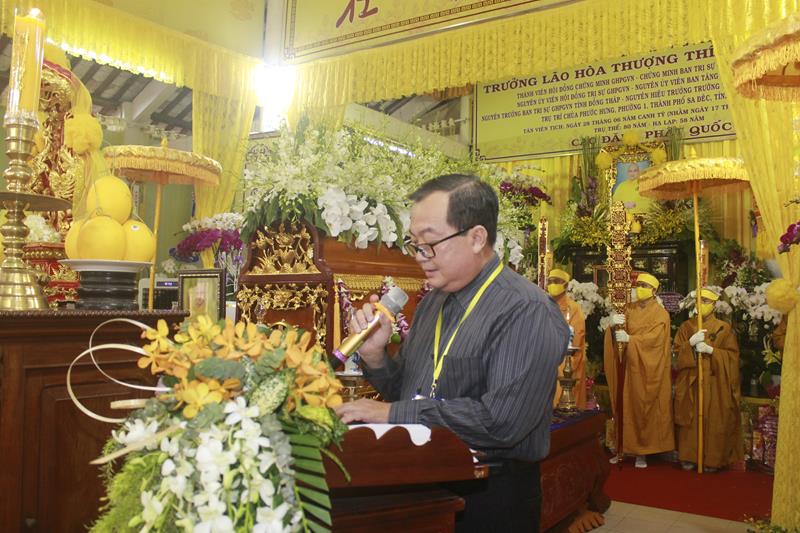 Đồng Tháp: Lễ truy niệm và phụng tống kim quan cố Trưởng lão HT. Thích Thiện Huệ nhập bảo tháp