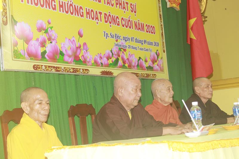 Đồng Tháp:  Phật giáo tỉnh Sơ kết Phật sự 06 tháng đầu năm 2020