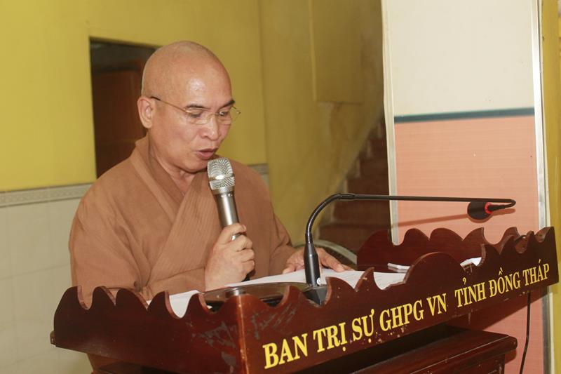 Đồng Tháp:  Phật giáo tỉnh Sơ kết Phật sự 06 tháng đầu năm 2020