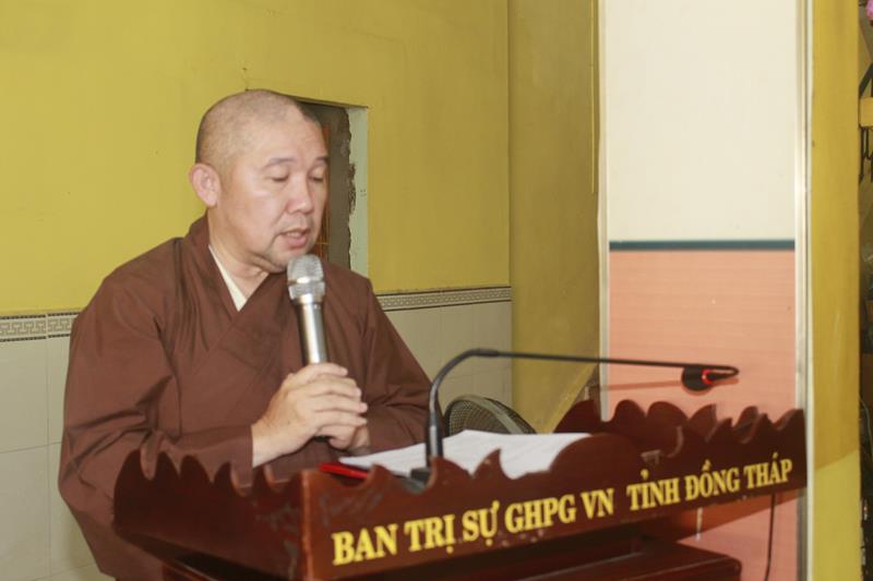 Đồng Tháp:  Phật giáo tỉnh Sơ kết Phật sự 06 tháng đầu năm 2020