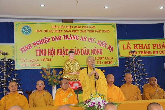 Ban Trị Sự Phật Giáo Tỉnh Đắk Nông Tác Pháp An Cư Năm 2020