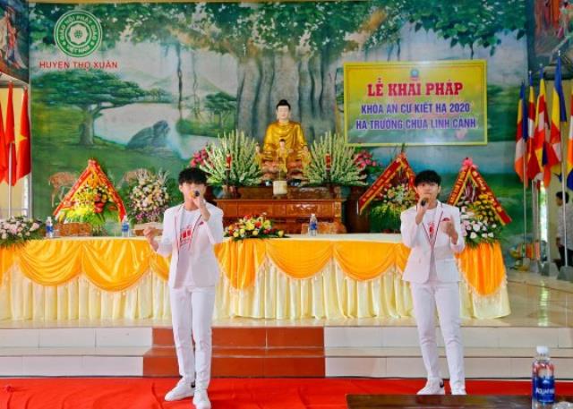 Thọ Xuân: Trường hạ Linh Cảnh tổ chức lễ khai pháp