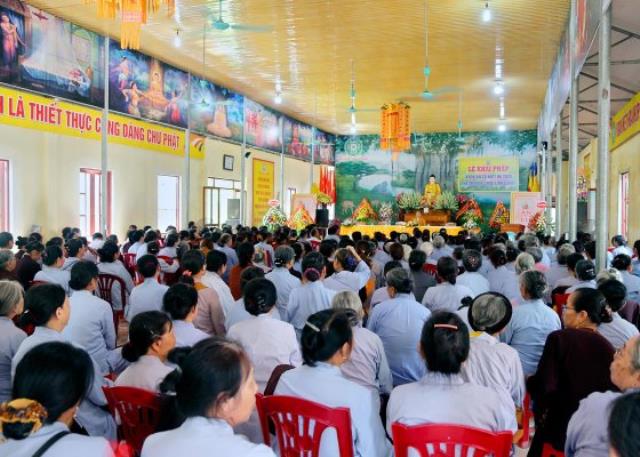 Thọ Xuân: Trường hạ Linh Cảnh tổ chức lễ khai pháp