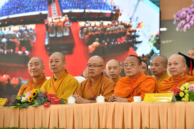 Trang nghiêm Lễ Tốt nghiệp và Tổng khai giảng tại HVPGVN tại TP. HCM