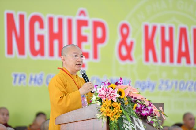 Trang nghiêm Lễ Tốt nghiệp và Tổng khai giảng tại HVPGVN tại TP. HCM