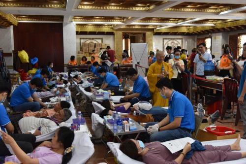 544 Người Tham Gia Hiến Máu Nhân Đạo Lần 38 Tại Chùa Giác Ngộ