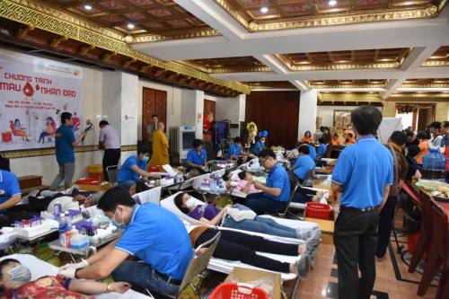 544 Người Tham Gia Hiến Máu Nhân Đạo Lần 38 Tại Chùa Giác Ngộ