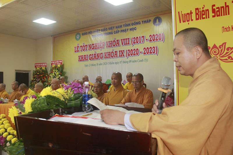 Đồng Tháp: Lễ tốt nghiệp khoá VIII và khai giảng khoá IX trường TCPH Đồng Tháp