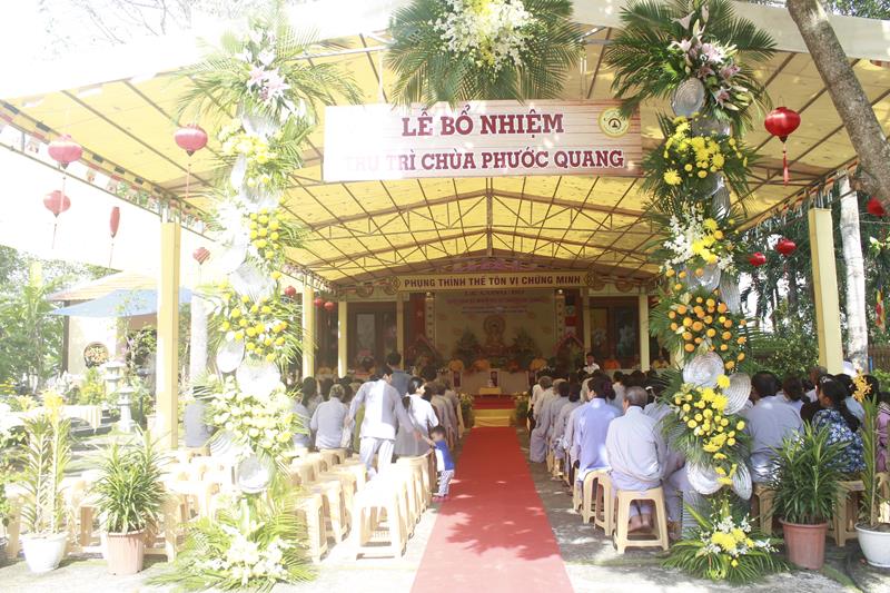 Đồng Tháp: Lễ Công bố quyết định Bổ nhiệm Trụ trì chùa Phước Quang, huyện Lấp Vò