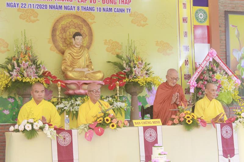 Đồng Tháp: Lễ Công bố quyết định Bổ nhiệm Trụ trì chùa Phước Quang, huyện Lấp Vò