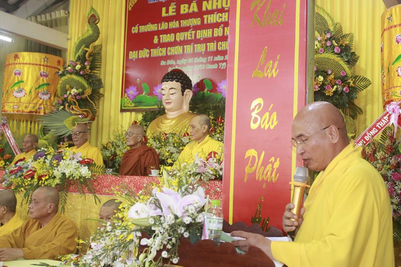 Đồng Tháp: Lễ công bố quyết định bổ nhiệm Trụ trì chùa Phước Hưng