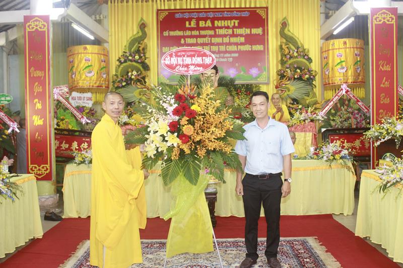 Đồng Tháp: Lễ công bố quyết định bổ nhiệm Trụ trì chùa Phước Hưng