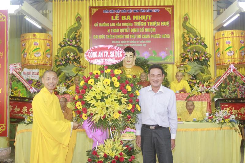 Đồng Tháp: Lễ công bố quyết định bổ nhiệm Trụ trì chùa Phước Hưng