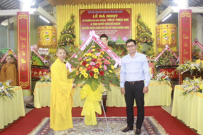 Đồng Tháp: Lễ công bố quyết định bổ nhiệm Trụ trì chùa Phước Hưng