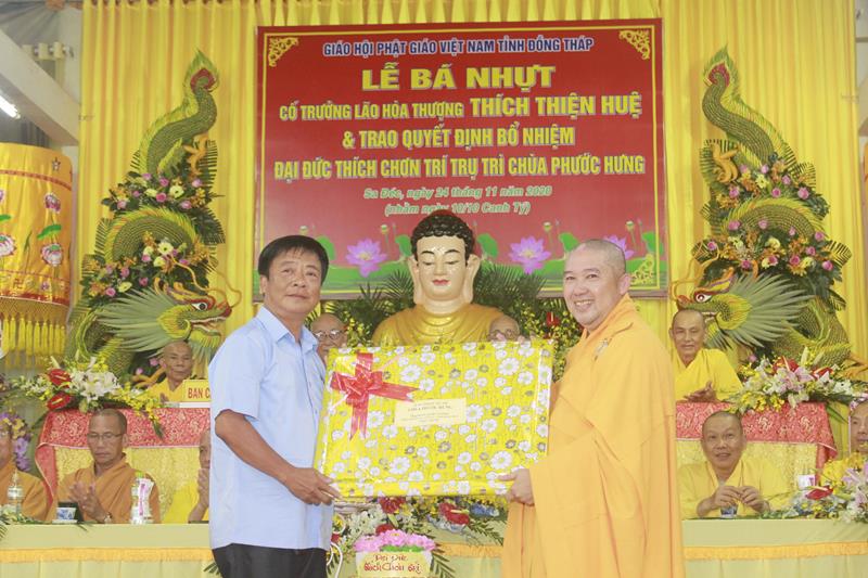 Đồng Tháp: Lễ công bố quyết định bổ nhiệm Trụ trì chùa Phước Hưng