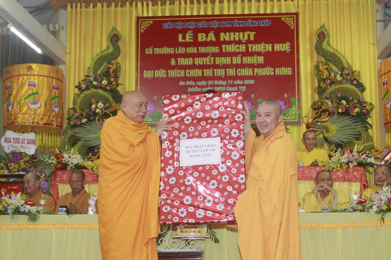 Đồng Tháp: Lễ công bố quyết định bổ nhiệm Trụ trì chùa Phước Hưng