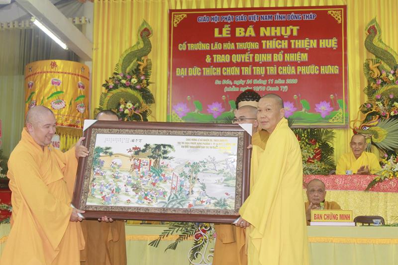 Đồng Tháp: Lễ công bố quyết định bổ nhiệm Trụ trì chùa Phước Hưng