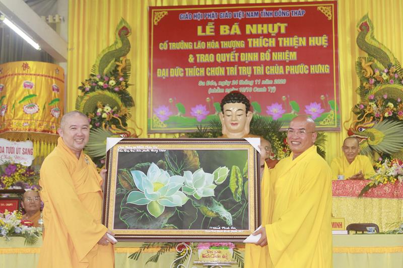 Đồng Tháp: Lễ công bố quyết định bổ nhiệm Trụ trì chùa Phước Hưng