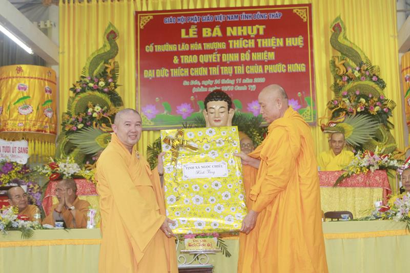 Đồng Tháp: Lễ công bố quyết định bổ nhiệm Trụ trì chùa Phước Hưng