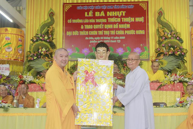 Đồng Tháp: Lễ công bố quyết định bổ nhiệm Trụ trì chùa Phước Hưng