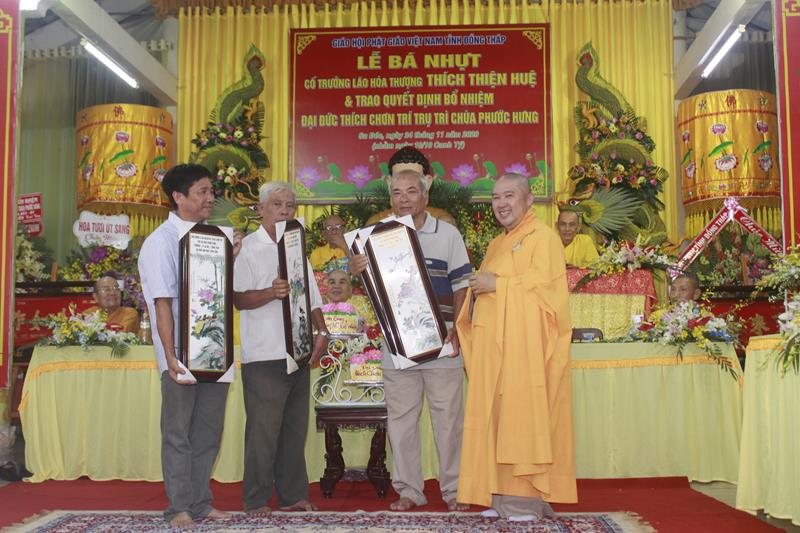 Đồng Tháp: Lễ công bố quyết định bổ nhiệm Trụ trì chùa Phước Hưng