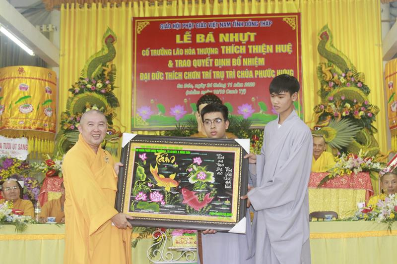 Đồng Tháp: Lễ công bố quyết định bổ nhiệm Trụ trì chùa Phước Hưng
