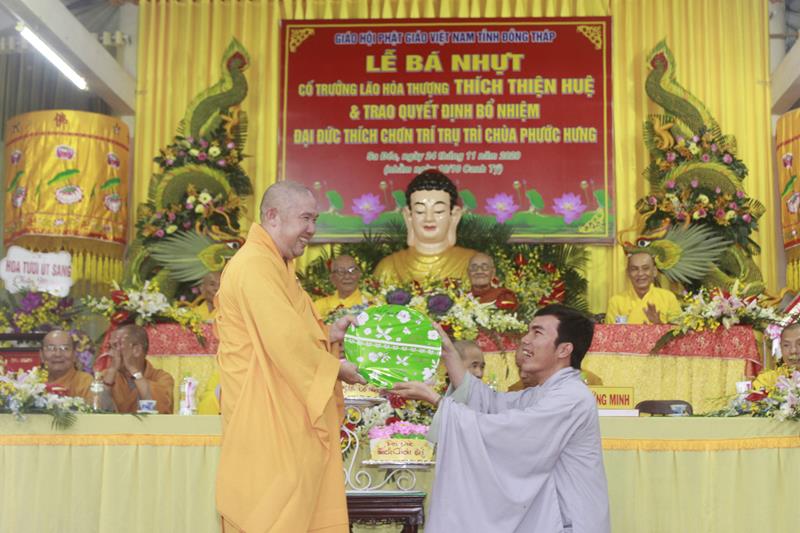 Đồng Tháp: Lễ công bố quyết định bổ nhiệm Trụ trì chùa Phước Hưng