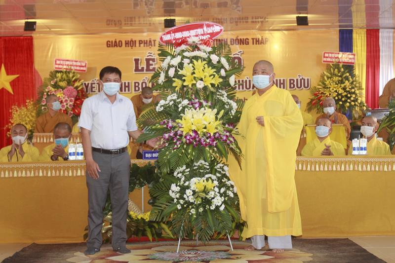 Đồng Tháp: Lễ quyết định bổ nhiệm Trụ trì chùa Linh Bửu