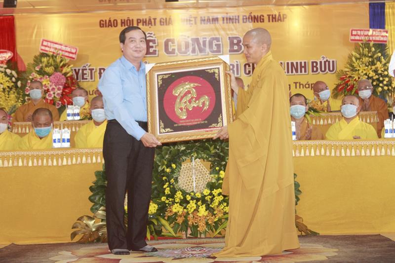 Đồng Tháp: Lễ quyết định bổ nhiệm Trụ trì chùa Linh Bửu