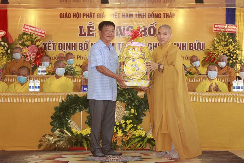 Đồng Tháp: Lễ quyết định bổ nhiệm Trụ trì chùa Linh Bửu