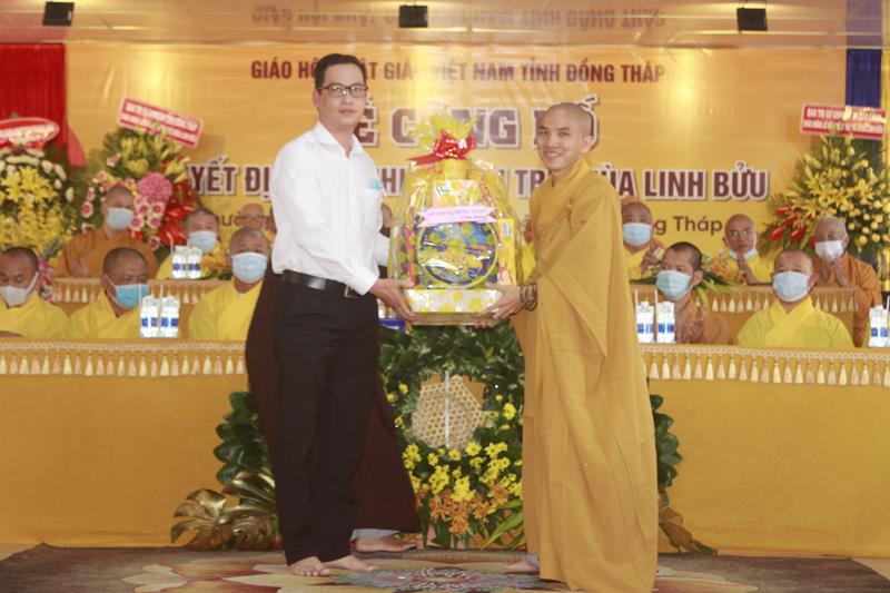Đồng Tháp: Lễ quyết định bổ nhiệm Trụ trì chùa Linh Bửu