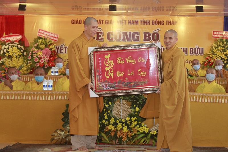 Đồng Tháp: Lễ quyết định bổ nhiệm Trụ trì chùa Linh Bửu