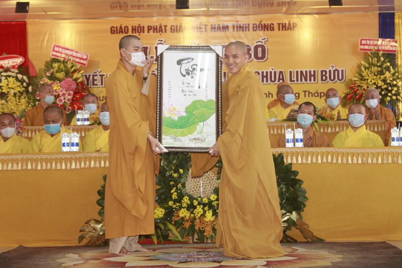 Đồng Tháp: Lễ quyết định bổ nhiệm Trụ trì chùa Linh Bửu