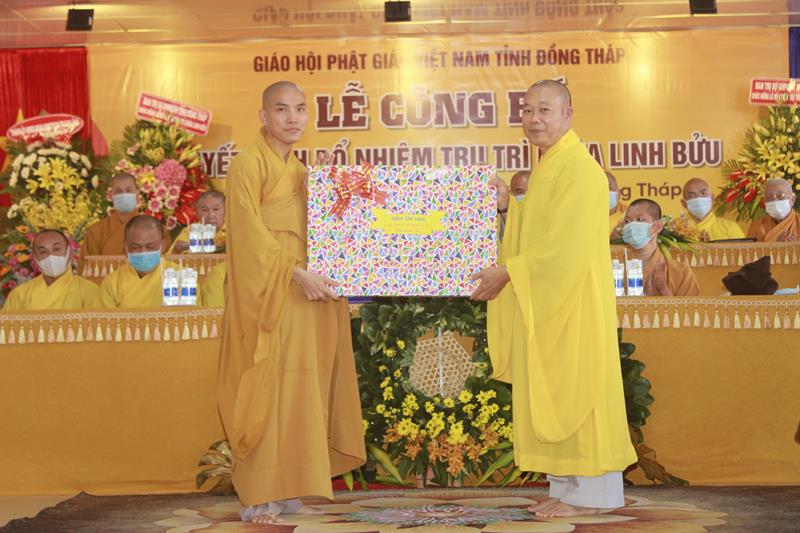Đồng Tháp: Lễ quyết định bổ nhiệm Trụ trì chùa Linh Bửu