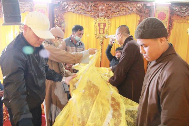Thái Bình: Lễ nhập kim quan NT.Thích Đàm Niệm