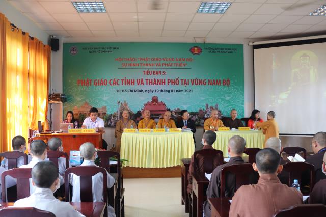 Phiên làm việc của 05 tiểu ban trong Hội thảo &#039;Phật giáo vùng Nam bộ: Sự hình thành và phát triển&quot;