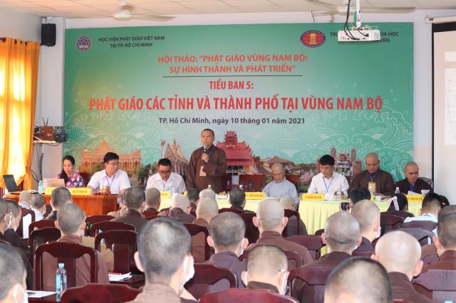 Phiên làm việc của 05 tiểu ban trong Hội thảo &#039;Phật giáo vùng Nam bộ: Sự hình thành và phát triển&quot;