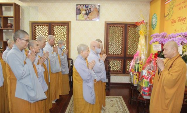 TP Hồ Chí Minh: Phân ban Ni giới Trung Ương chúc Tết Tân Sửu 2021