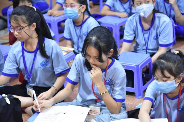 Chơi vui, học tốt trong khóa tu Búp Sen Từ Bi