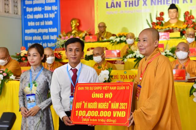 TP.HCM: Đại hội Đại biểu Phật giáo Quận 10 lần thứ X (nhiệm kỳ 2021 - 2026)