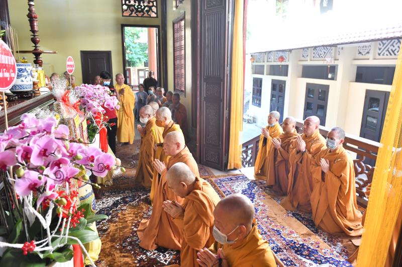 TP.HCM: Lễ thắp hương tưởng niệm của Hòa thượng Bổn sư của HT. Thích Minh Châu
