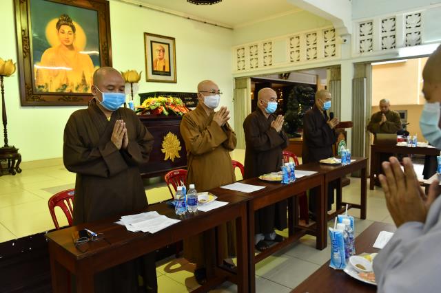 TP.HCM: Cuộc họp đầu tiên của Ban trị sự GHPGVN Quận 10 (nhiệm kỳ 2021 - 2026)