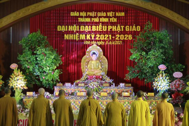 Vĩnh Phúc : GHPGVN Thành Phố Vĩnh Yên tổ chức đại hội đại biểu Phật Giáo nhiệm kỳ 2021-2026