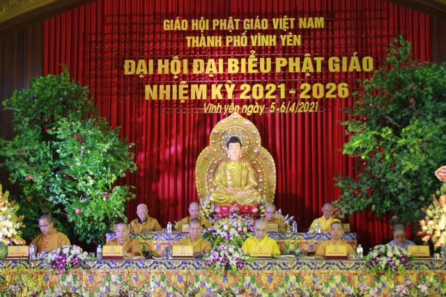 Vĩnh Phúc : GHPGVN Thành Phố Vĩnh Yên tổ chức đại hội đại biểu Phật Giáo nhiệm kỳ 2021-2026
