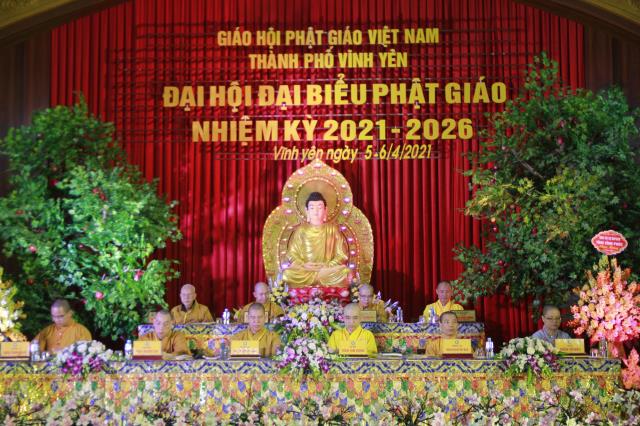 Vĩnh Phúc : GHPGVN Thành Phố Vĩnh Yên tổ chức đại hội đại biểu Phật Giáo nhiệm kỳ 2021-2026
