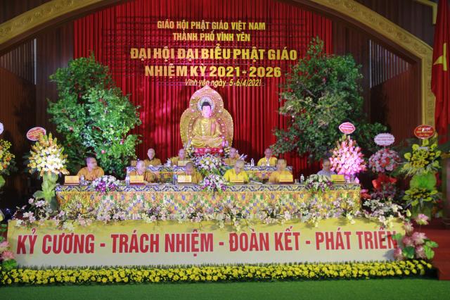 Vĩnh Phúc : GHPGVN Thành Phố Vĩnh Yên tổ chức đại hội đại biểu Phật Giáo nhiệm kỳ 2021-2026