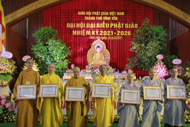Vĩnh Phúc : GHPGVN Thành Phố Vĩnh Yên tổ chức đại hội đại biểu Phật Giáo nhiệm kỳ 2021-2026