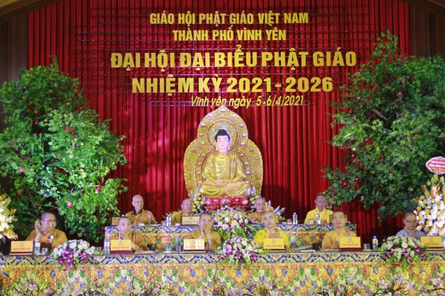 Vĩnh Phúc : GHPGVN Thành Phố Vĩnh Yên tổ chức đại hội đại biểu Phật Giáo nhiệm kỳ 2021-2026