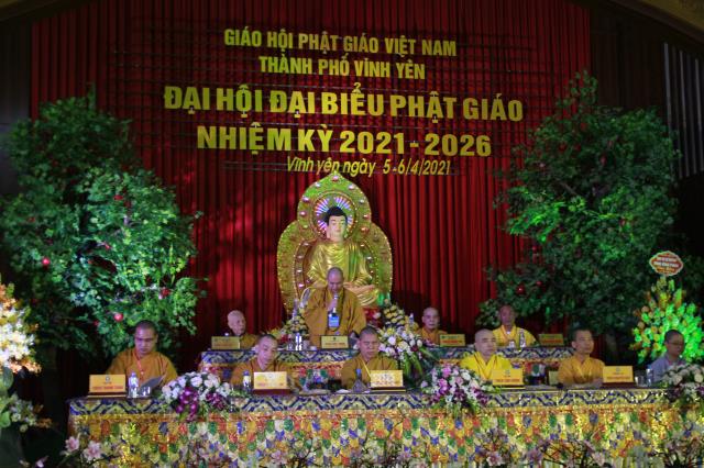 Vĩnh Phúc : GHPGVN Thành Phố Vĩnh Yên tổ chức đại hội đại biểu Phật Giáo nhiệm kỳ 2021-2026