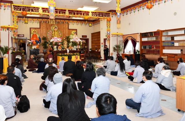 Trang nghiêm Đại lễ Phật Đản 2645 tại chùa Phổ Từ, Hayward, California, Hoa Kỳ